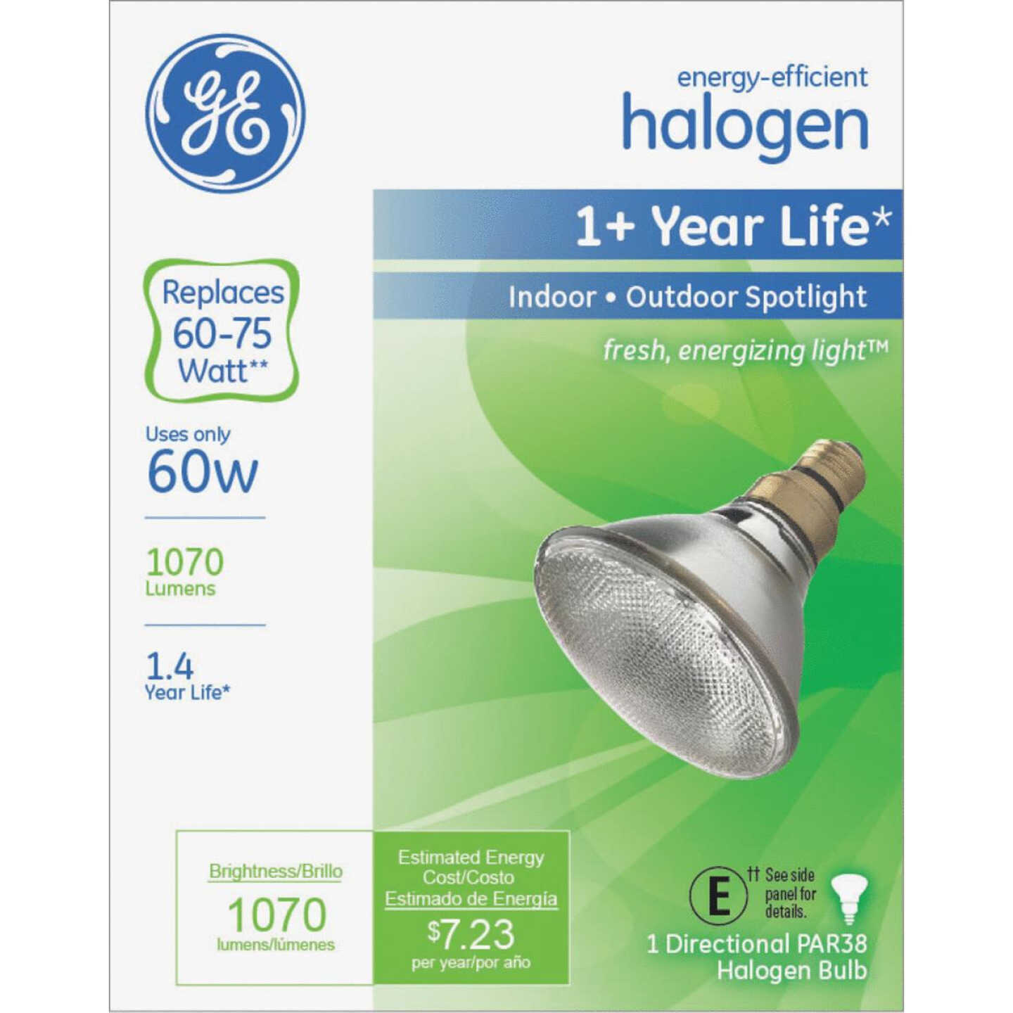 60W PAR SPT HALOGEN BULB Image 1