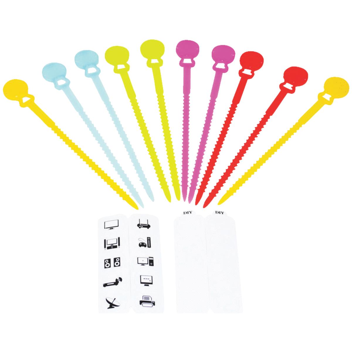 COLORED CABLE STRAPS