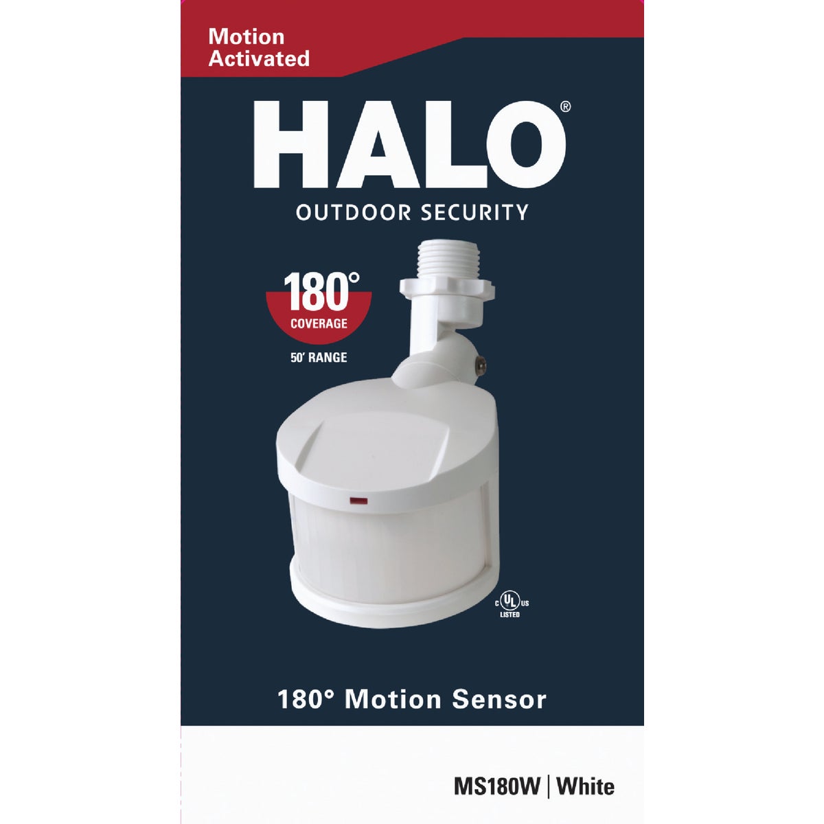 Halo 180 Deg. 70 Ft. Range White Incandescent Lamp Motion Sensor Image 2