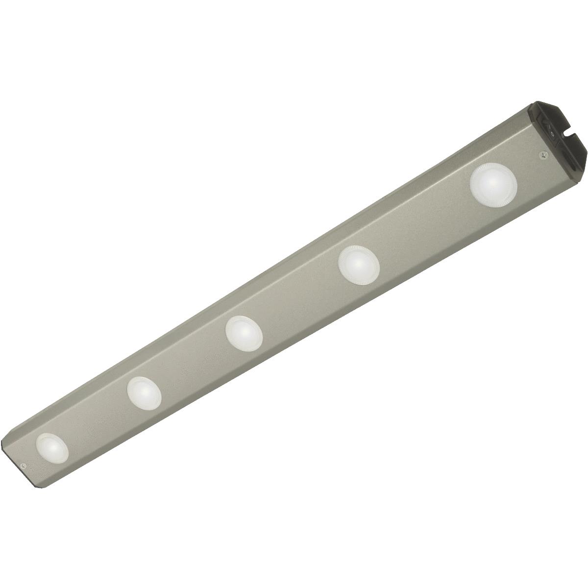 Good Earth Lighting Sunrise 24 In. Plug-In Stainless Steel LED Under Cabinet Light