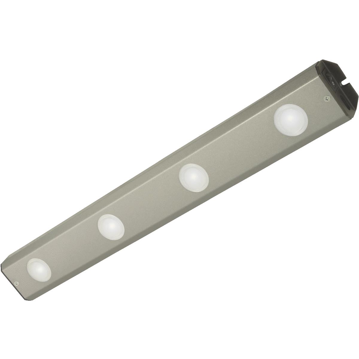 Good Earth Lighting Sunrise 18 In. Plug-In Stainless Steel LED Under Cabinet Light