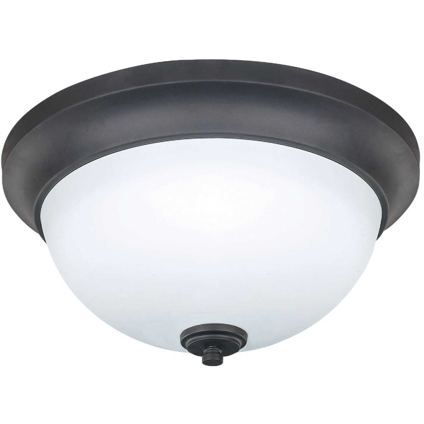 Home Impressions New Yorker 13 In. Oil-Rubbed Bronze Incandescent Flush Mount Ceiling Light Fixture Image 1