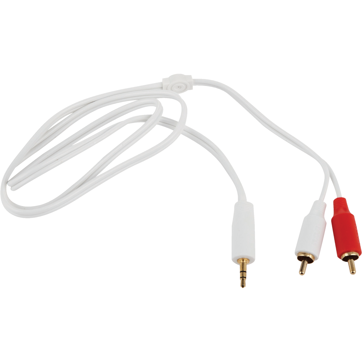 Jensen 3 Ft. White Stereo Audio Cable Image 3