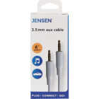 Jensen 6 Ft. White Audio Extension Audio Cable Image 2