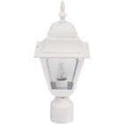 Home Impressions White Incandescent Post Light Fixture Image 1