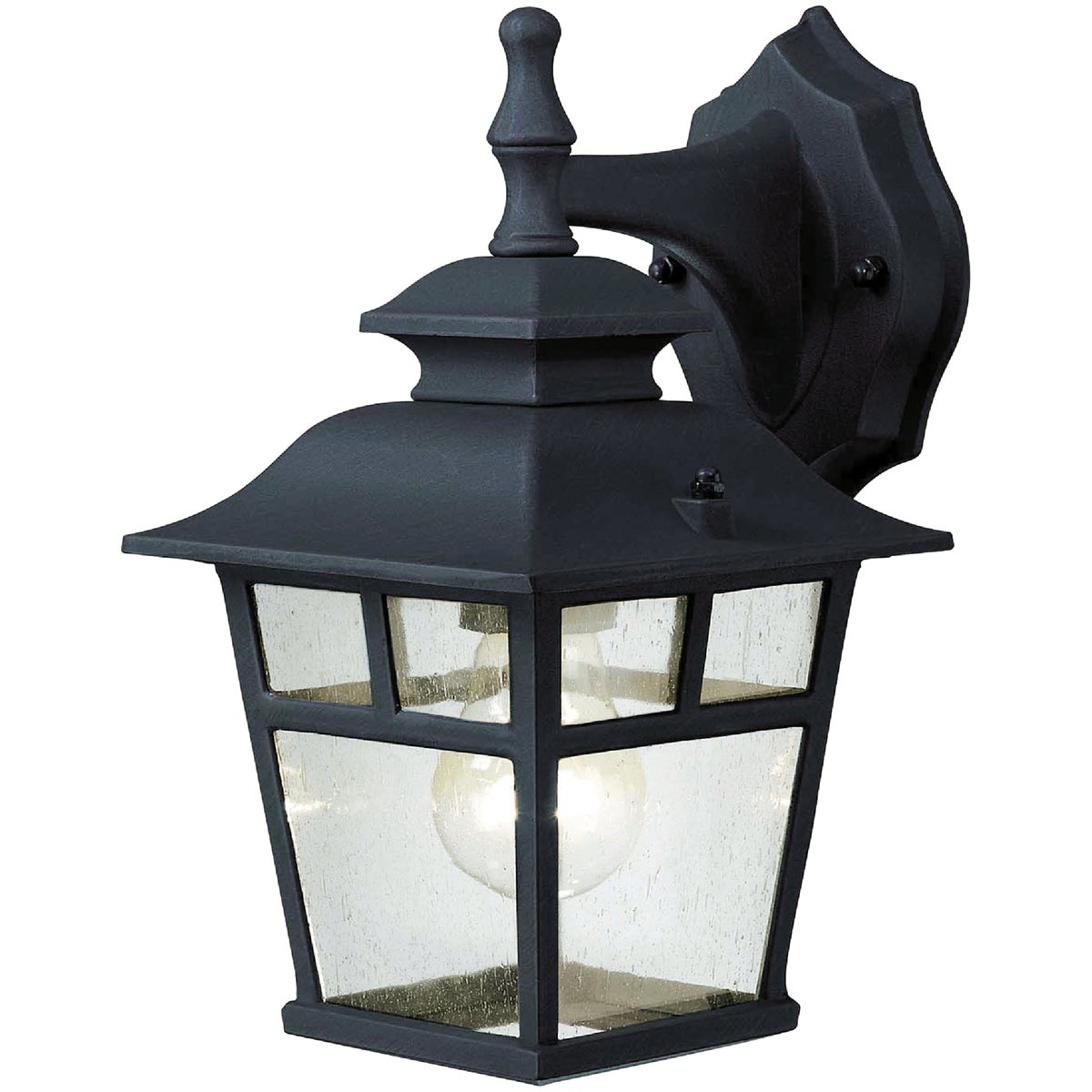 Canarm Fieldhouse Black Outdoor Wall Light Fixture, (2-Pack)