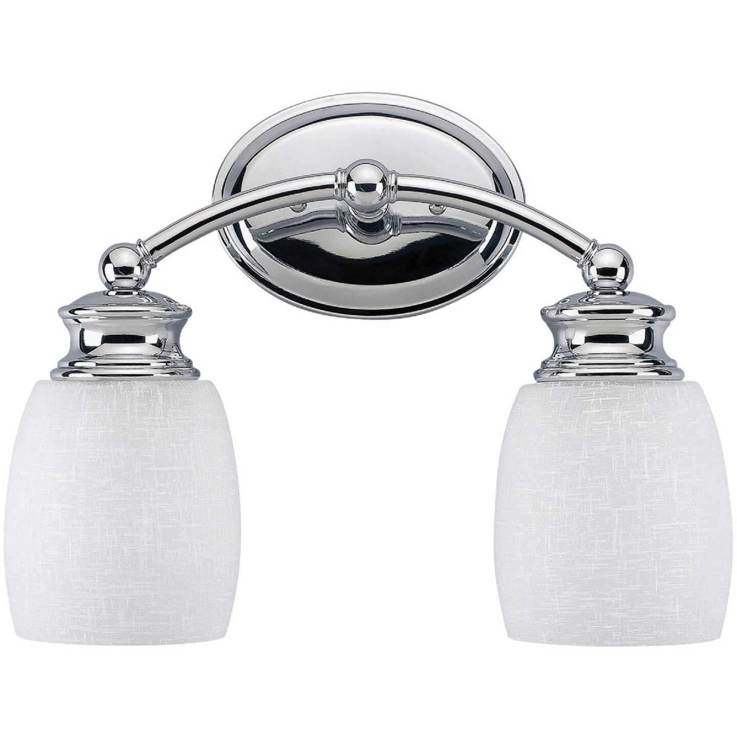 Home Impressions Palms 2-Bulb Chrome Vanity Bath Light Bar Image 1