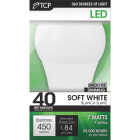 TCP 40W Equivalent Soft White Omnidirectional A Lamp LED Light Bulb Image 2