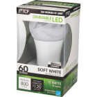 TCP 60W Equivalent Soft White Omnidirectional A Lamp LED Light Bulb Image 2