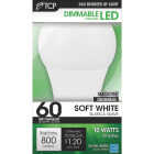 TCP 60W Equivalent Soft White Omnidirectional A Lamp LED Light Bulb Image 3