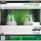 TCP 40W Equivalent Soft White Flametip Deco LED Light Bulb (2-Pack) Image 1