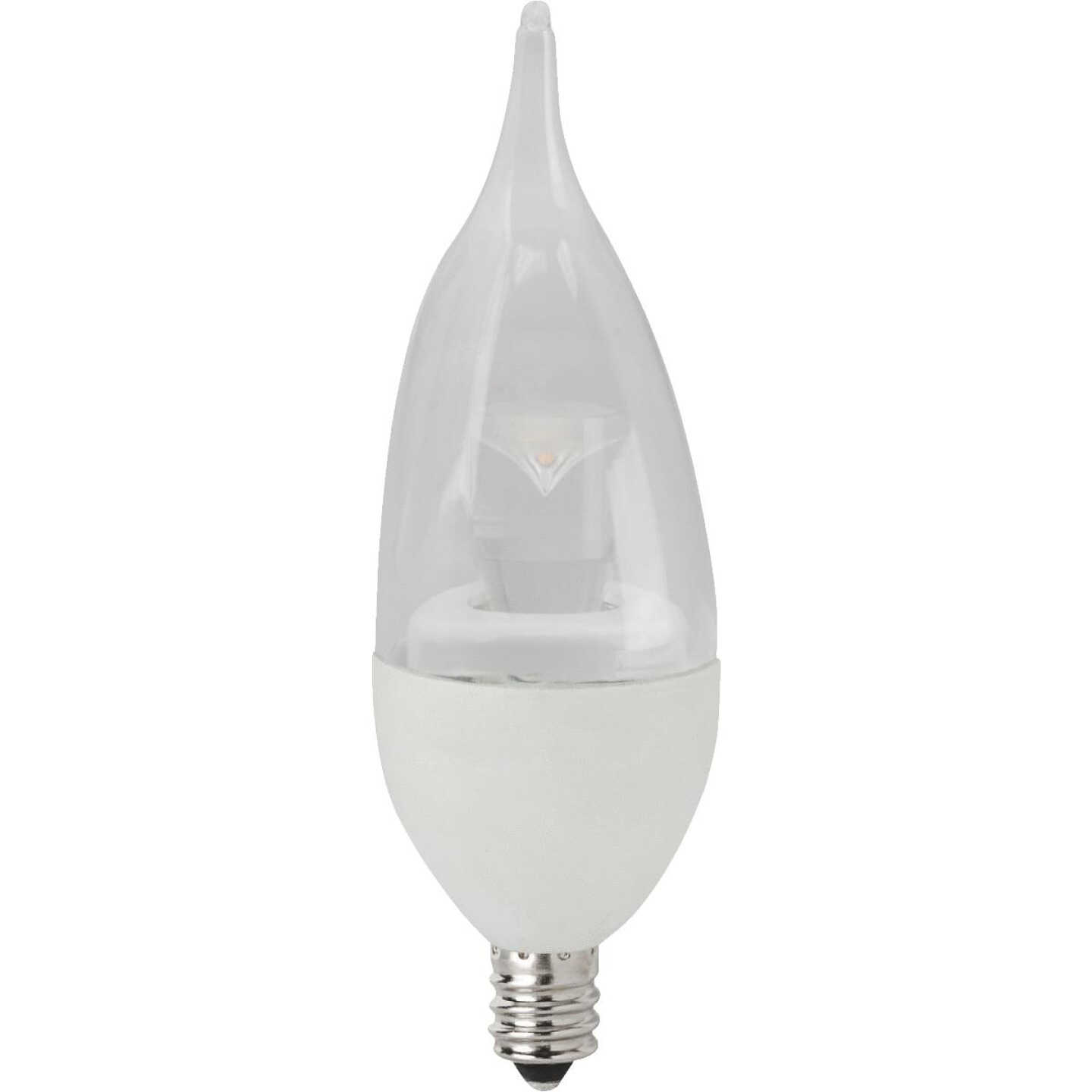 TCP 40W Equivalent Soft White Flametip Deco LED Light Bulb (2-Pack) Image 2