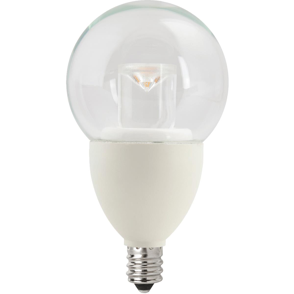 5W GLOBE LED 2PK BULB
