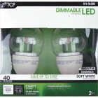 5W GLOBE LED 2PK BULB Image 1