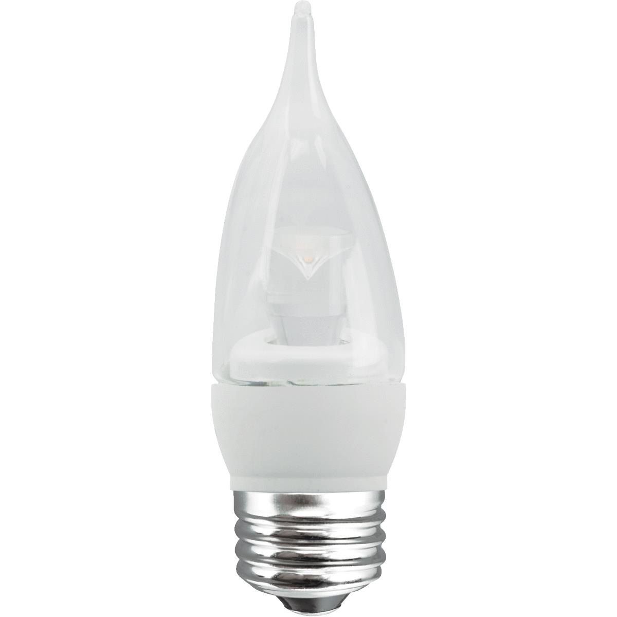 TCP 40W Equivalent Soft White Flametip Deco LED Light Bulb (2-Pack)