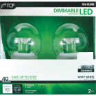 5W GLBE MED LED 2PK BULB Image 1