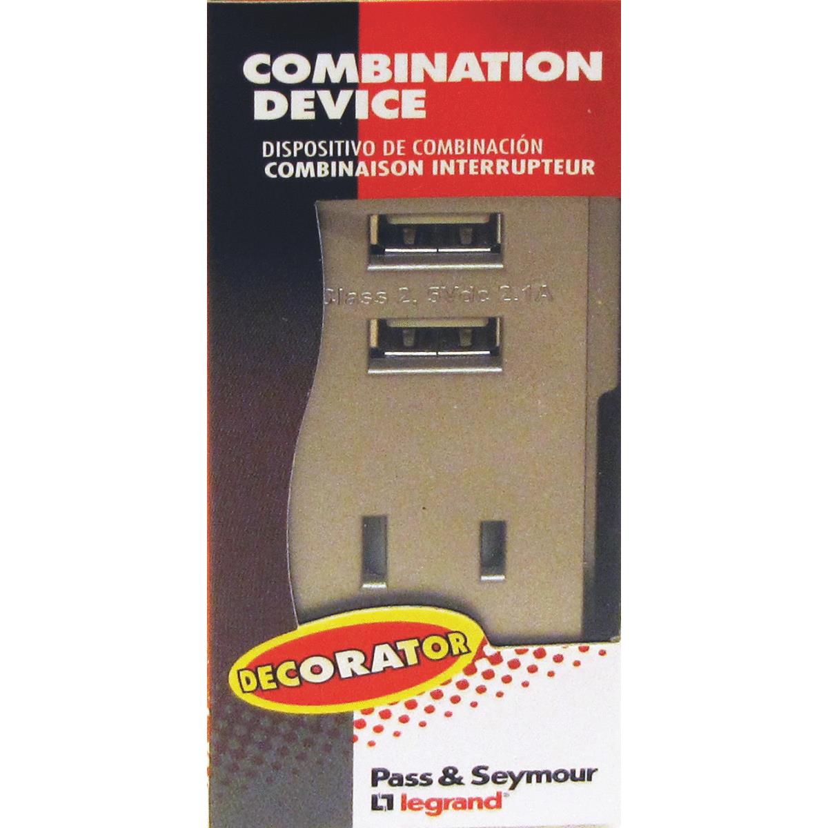 COMBO USB RECEPTACLE