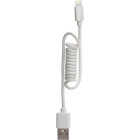 4' WHT LIGHTNG COIL CORD Image 2