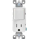 Leviton Decora White 15A Switch & Outlet Image 2