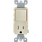 Leviton Decora Almond 15A Switch & Outlet Image 2