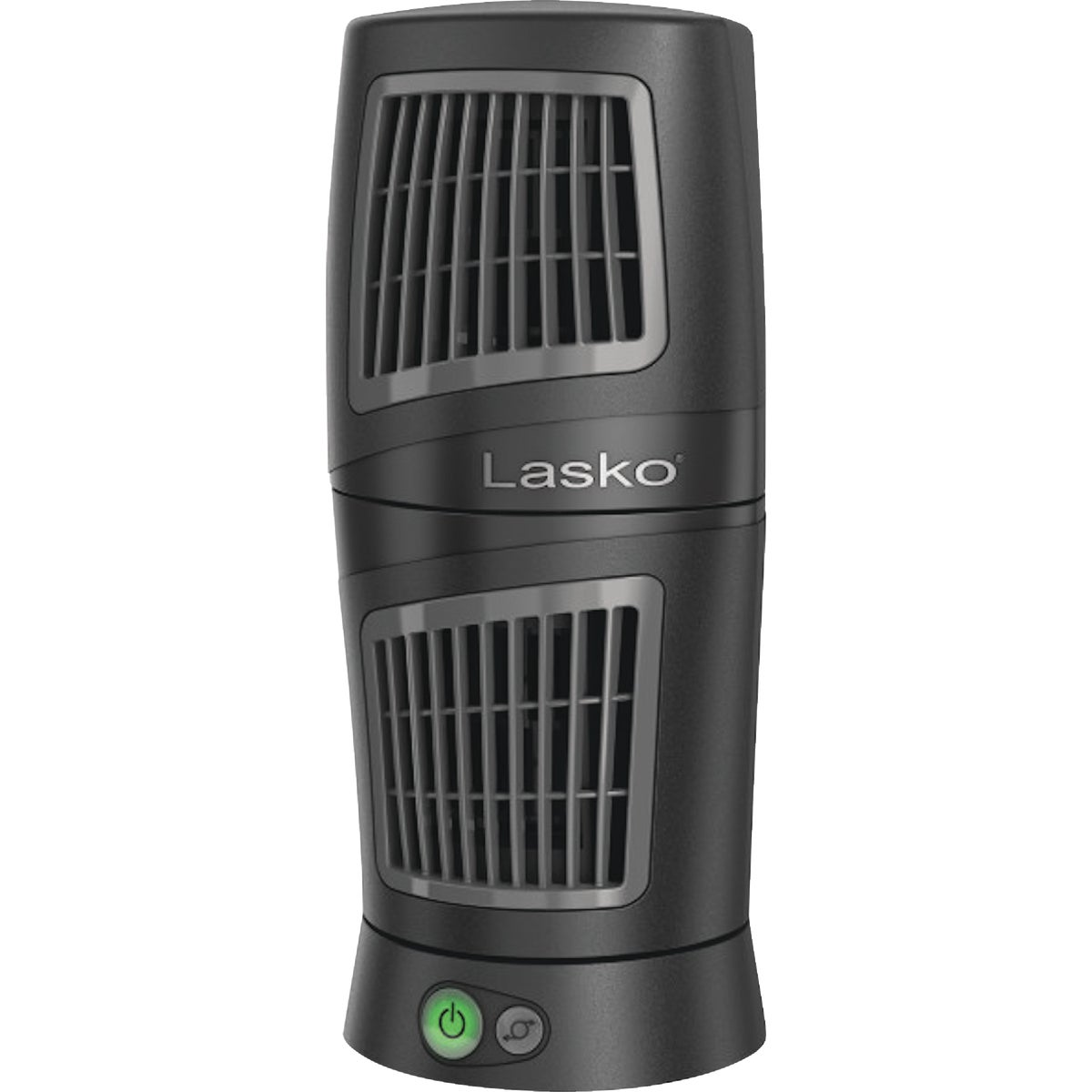 Lasko Twist-Top 13 In. 3-Speed Black Desktop Tower Fan