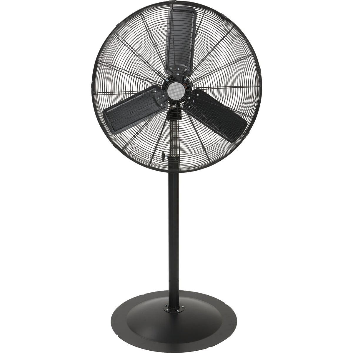 Denali Aire 30 In. 3-Speed 76 In. H. Black Oscillating Pedestal Fan