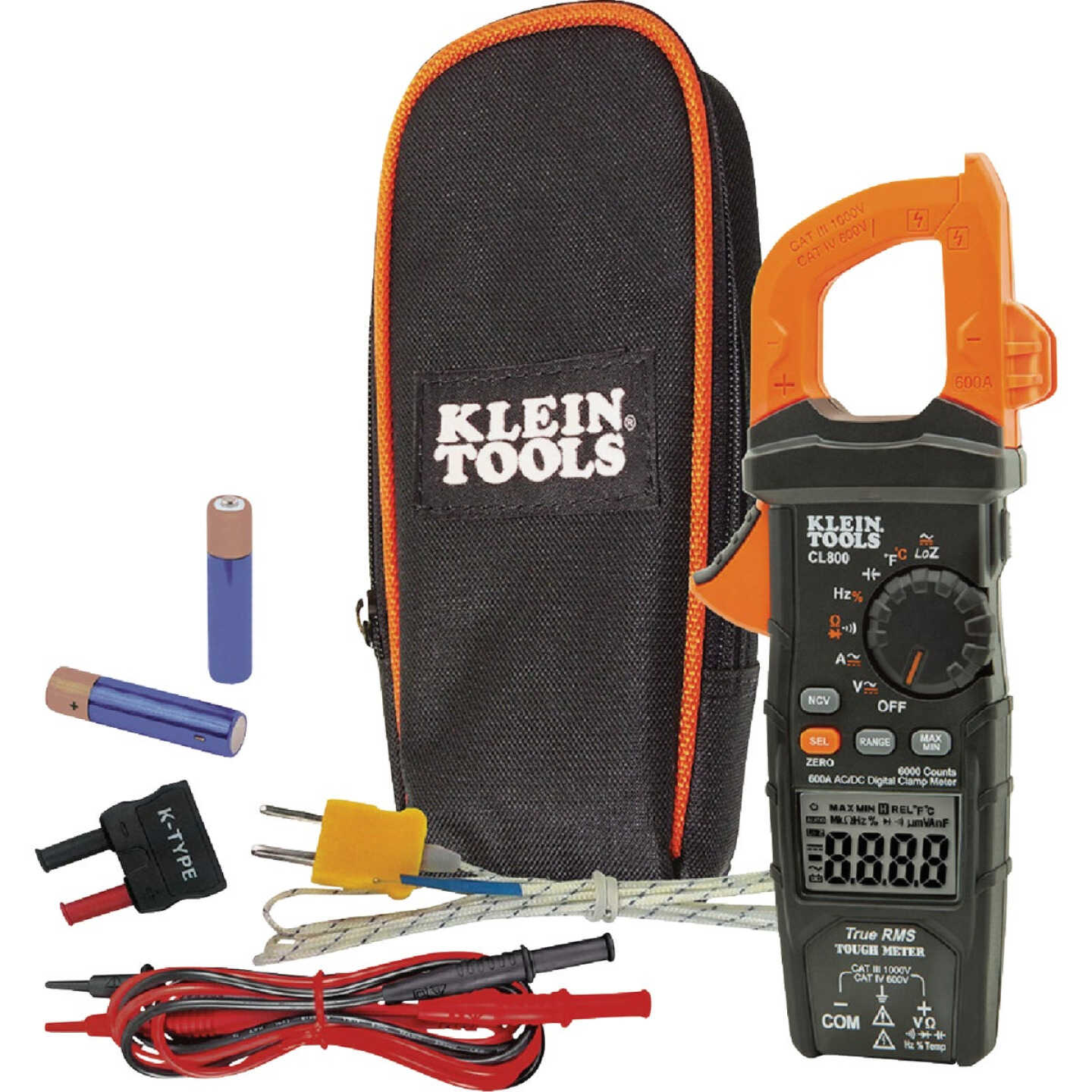 Klein 1000V AC/DC Auto-Ranging Clamp Meter Image 1