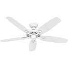 Hunter Builder Elite 52 In. White Ceiling Fan Image 1