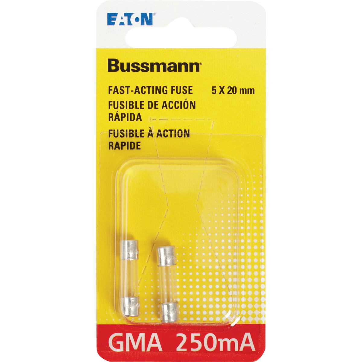 Bussmann 250A GMA Glass Tube Electronic Fuse (2-Pack) Image 2
