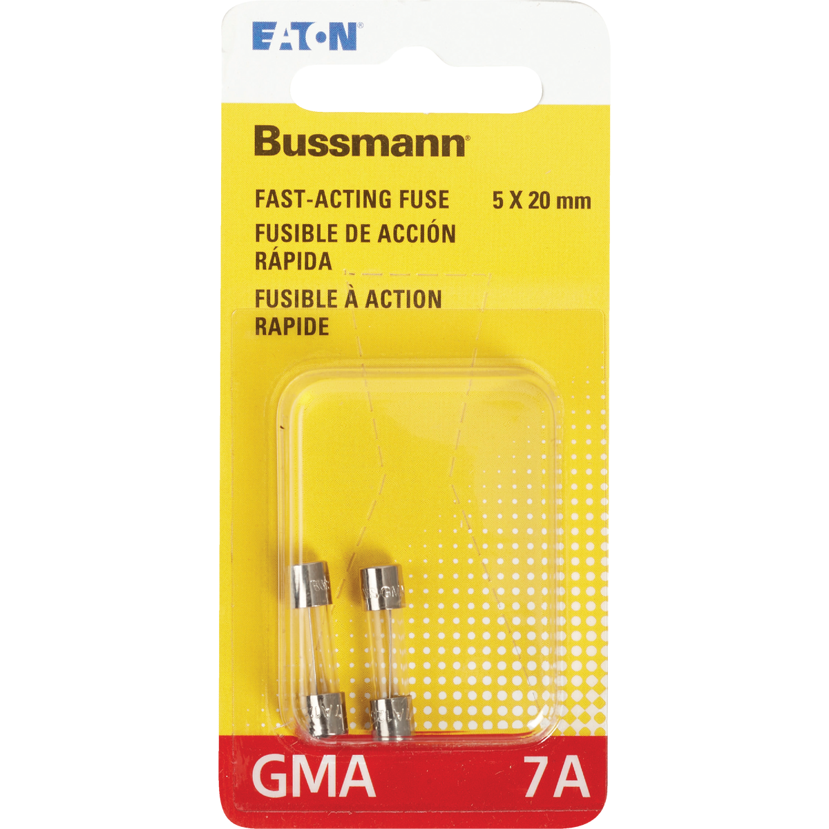 Bussmann 7A GMA Glass Tube Electronic Fuse (2-Pack) Image 2