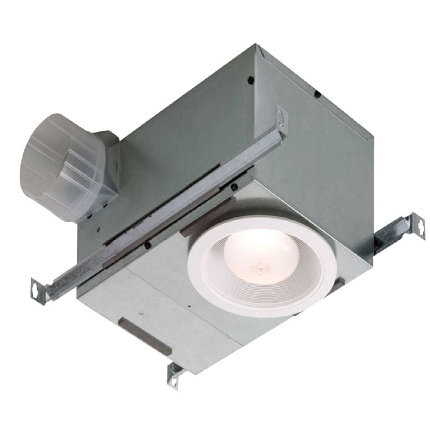 Broan-NuTone 70 CFM 1.5 Sones 120V Bath Exhaust Fan with Recessed Light Image 1