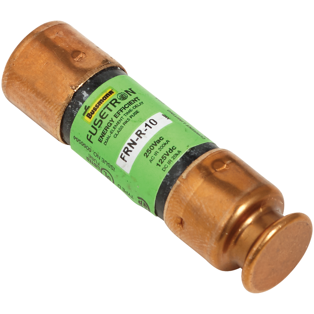 Bussmann 10A FRN-R Cartridge Heavy-Duty Time Delay Cartridge Fuse (2-Pack) Image 3