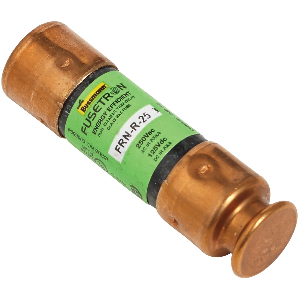 Bussmann 25A FRN-R Cartridge Heavy-Duty Time Delay Cartridge Fuse (2-Pack) Image 3
