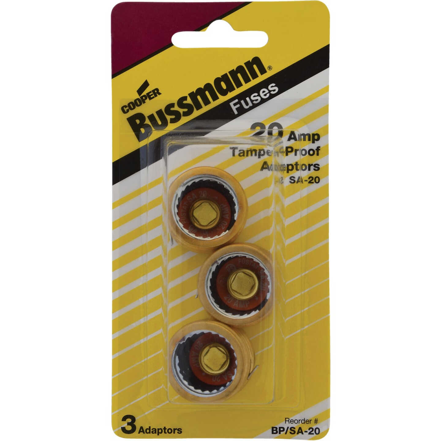 Bussmann Plug Rejection S-20 Fuse Adapter (3-Pack) Image 1