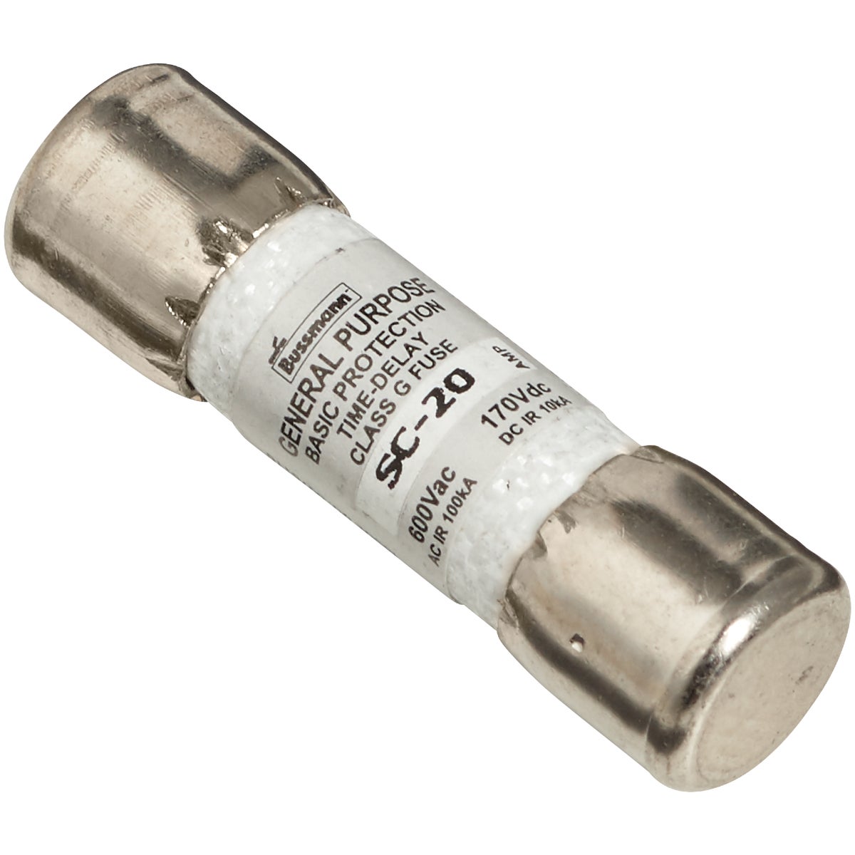 Bussmann 20A Midget Cartridge Time Delay Cartridge Fuse (2-Pack) Image 3