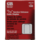 Gardner Bender 1-3/8 In. x 13/16 In. Steel Service Entrance Cable Staple (100-Count) Image 2