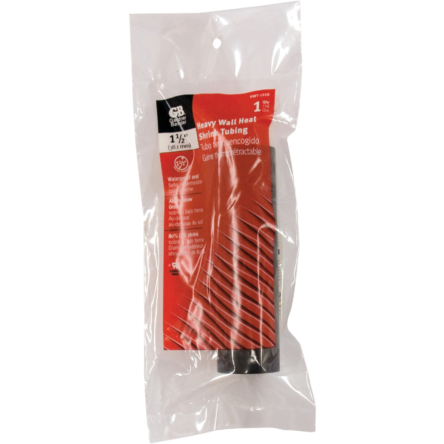 Gardner Bender Heavy-Wall 1-1/2 In. x 6 In. Heat Shrink Tubing Image 1
