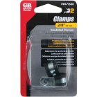 Gardner Bender 3/8 In. Steel w/Rubber Insert Black Cable Clamp (2-Pack) Image 1