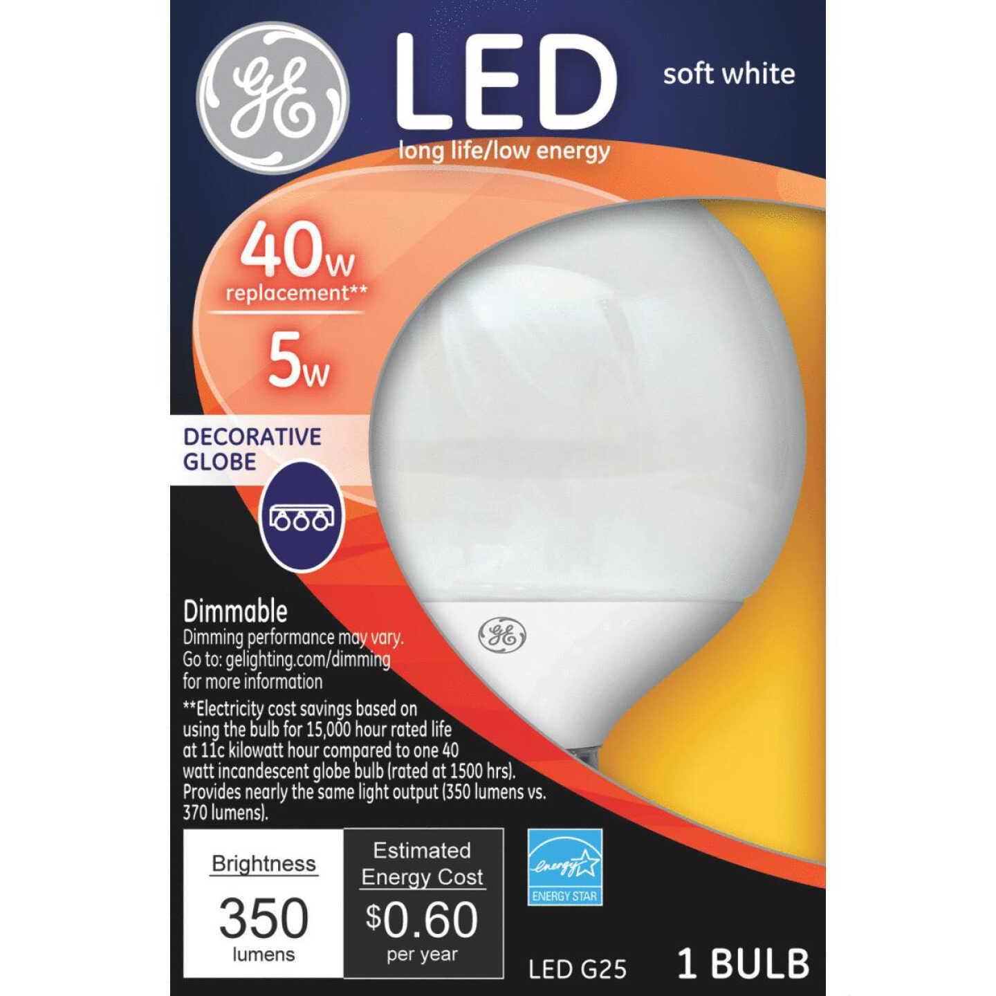 5W G25 MED LED BULB Image 1