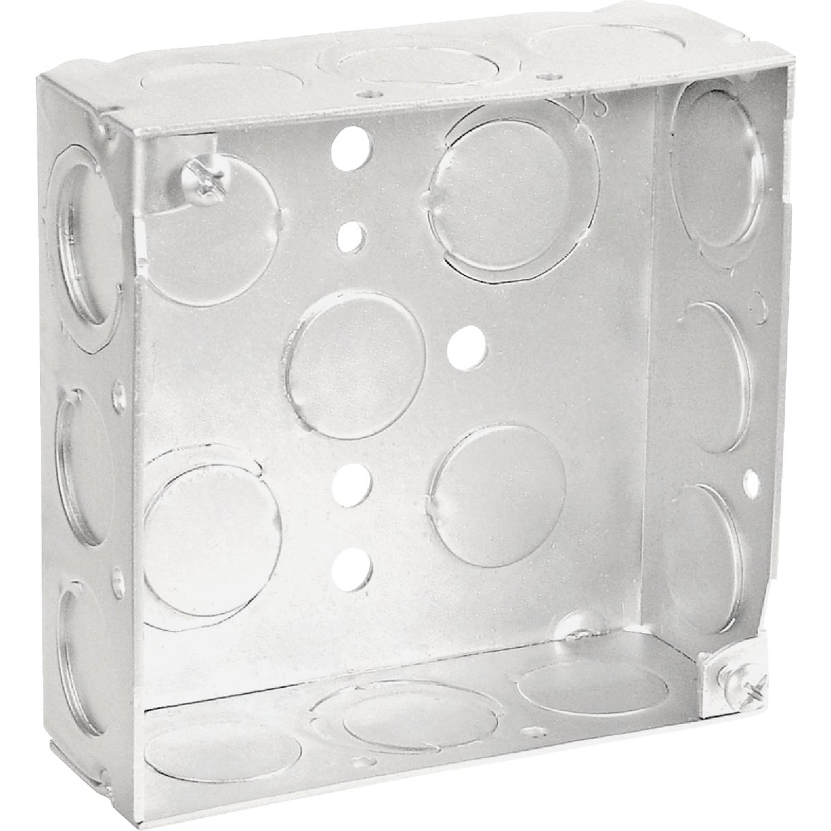 Southwire Screw-On 4 In. x 4 In. Welded Steel Square Box Image 1