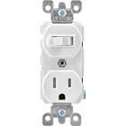 Leviton White 15A Commercial Grade Switch & Outlet Image 2
