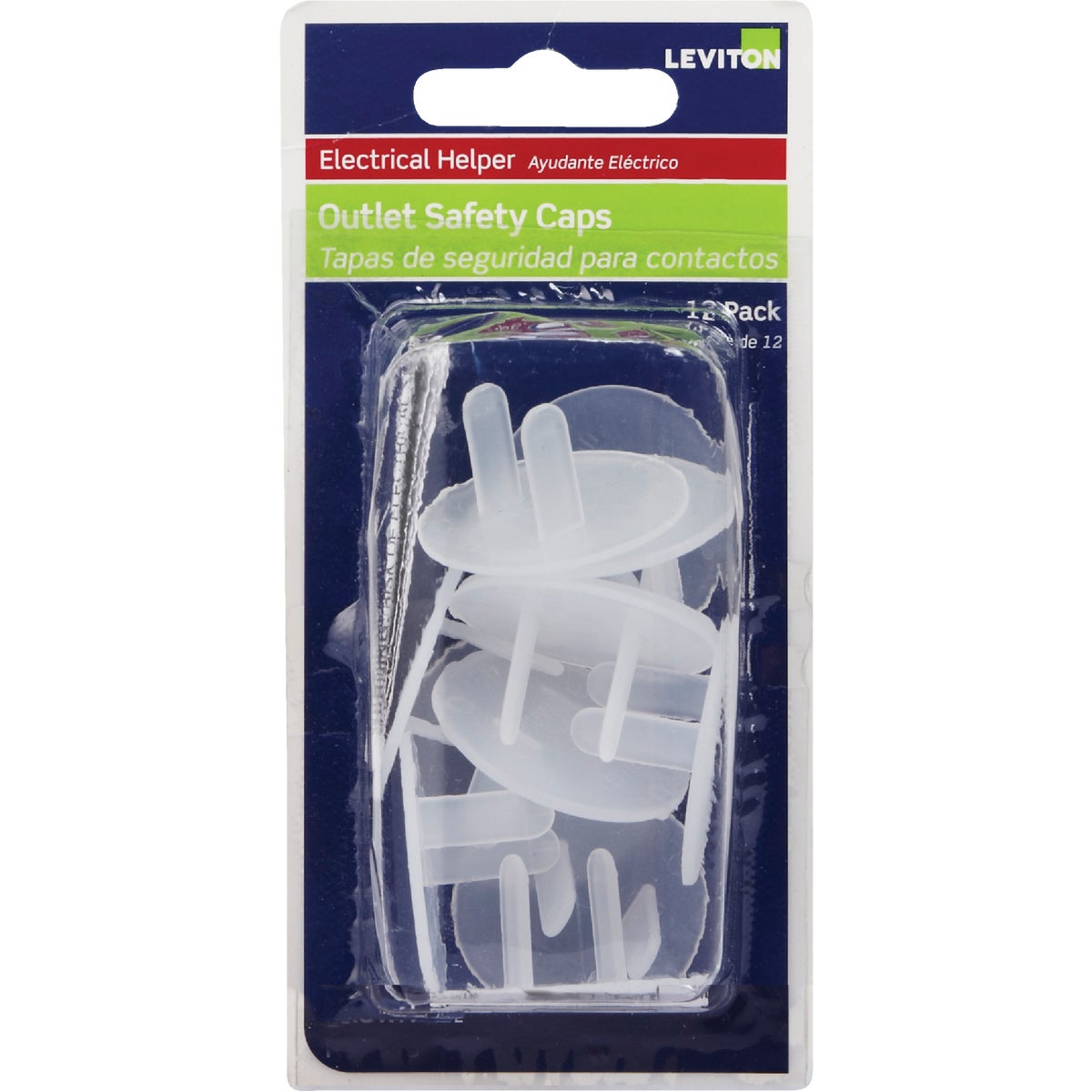 Leviton Clear Plastic Safety Outlet Plug (12-Pack) Image 2