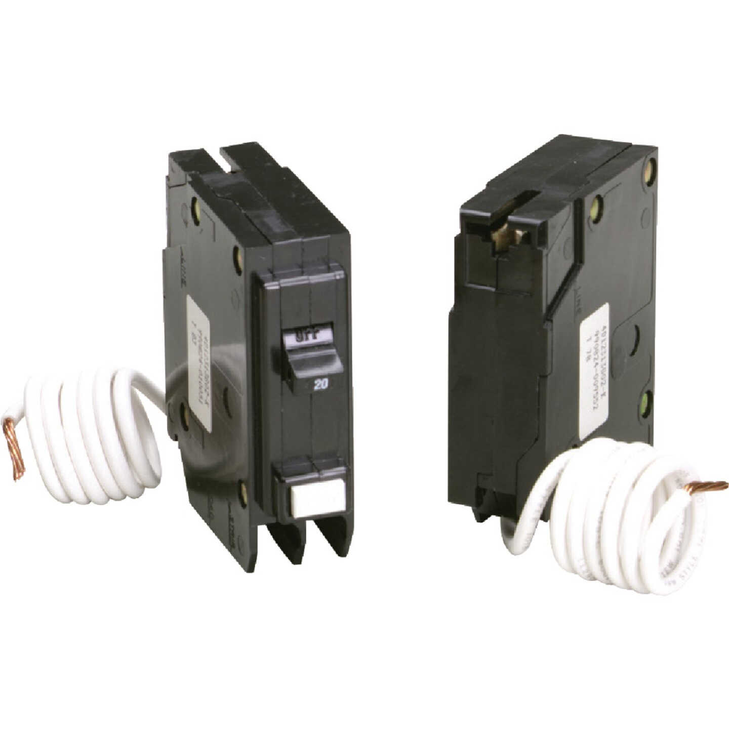 Eaton BR 20A Single-Pole Self Test GFCI Breaker Image 1