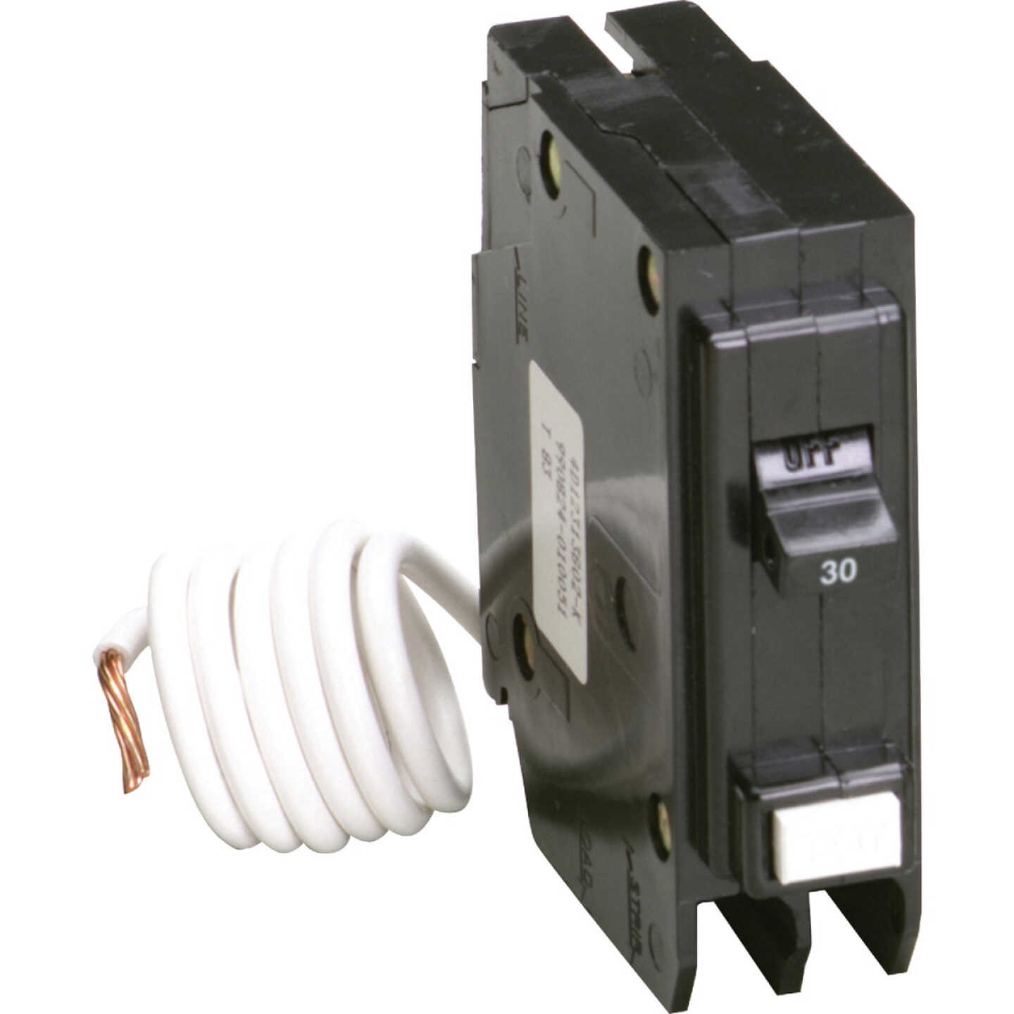 Eaton BR 30A Single-Pole Self Test GFCI Breaker Image 1