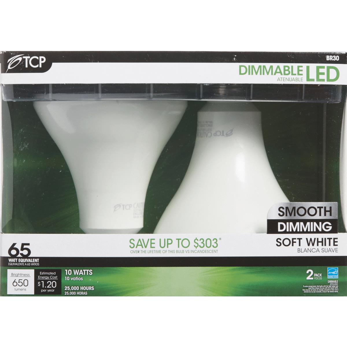9W BR30 27K 2PK BULB