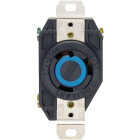 Leviton 30A 250V Black Industrial Grade L6-30R Locking Outlet Receptacle Image 2