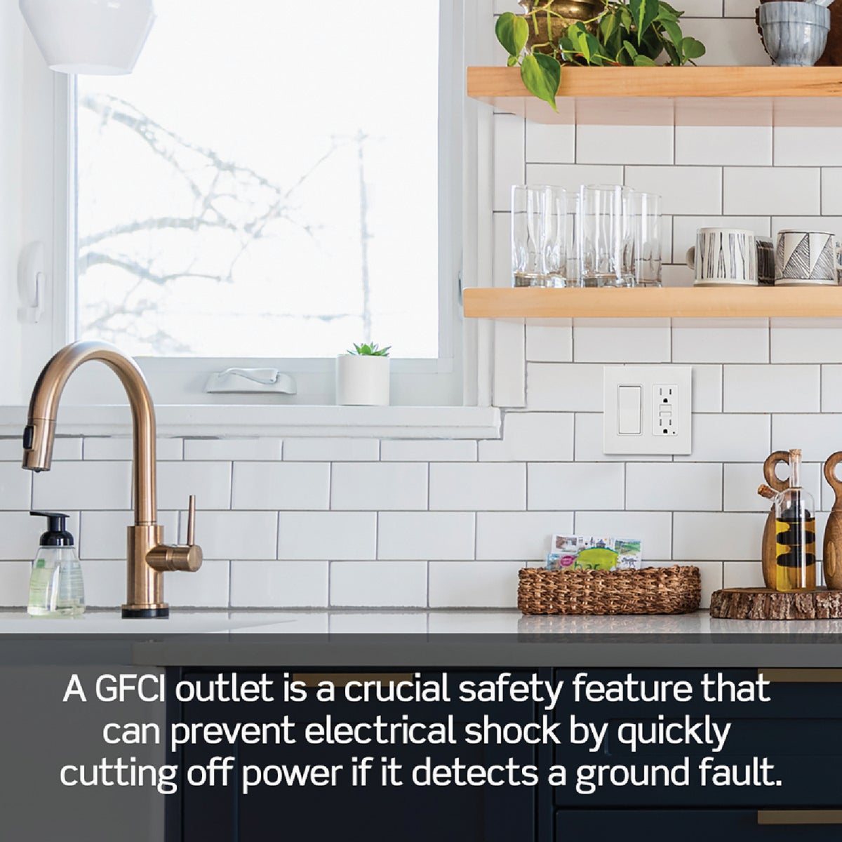 Leviton SmartlockPro Self-Test 15A Ivory Residential Grade 5-15R Slim GFCI Duplex Outlet (3-Pack) Image 3