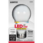 Satco 75W Equivalent Warm White A19 Medium Dimmable LED Light Bulb Image 1
