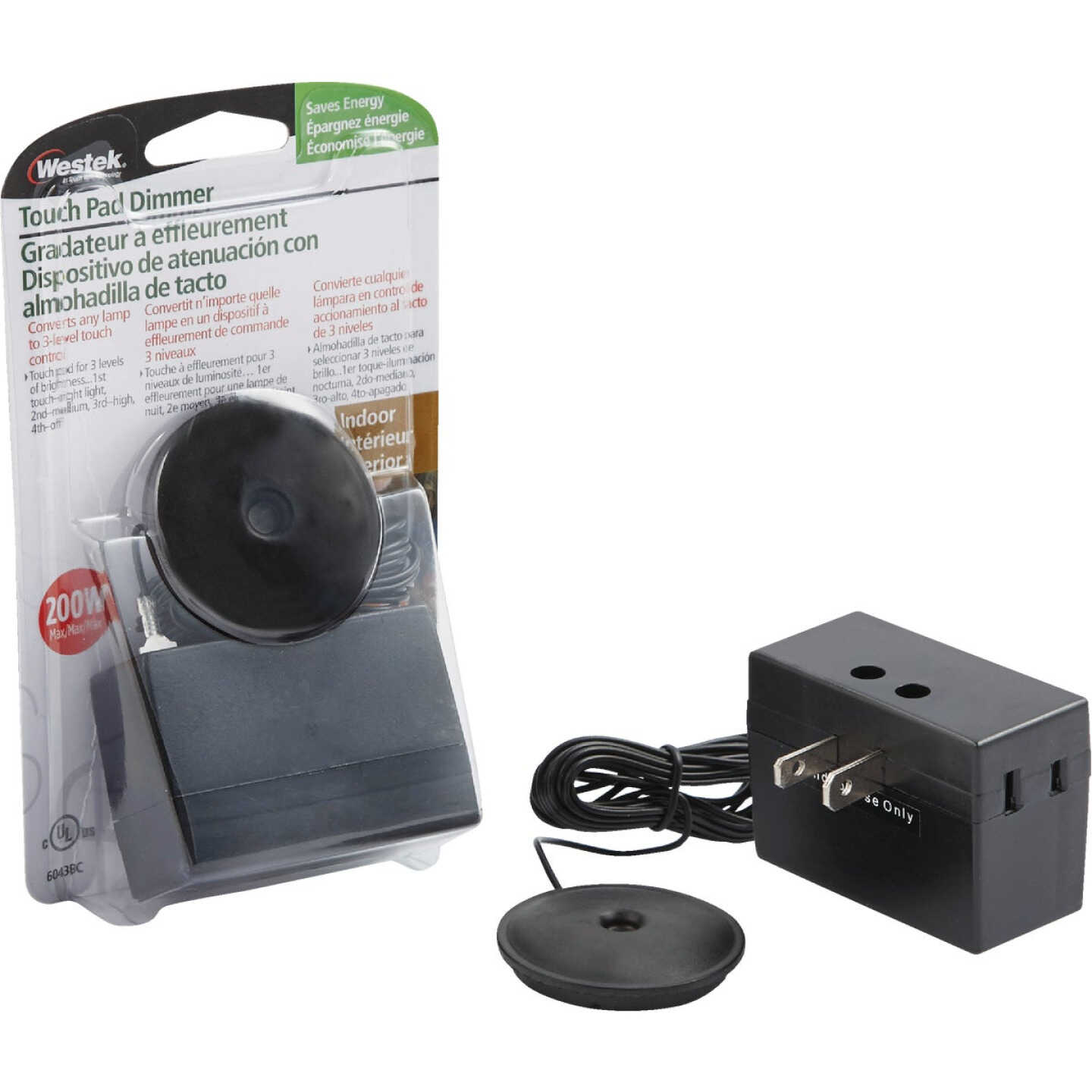 Westek Black 200W 120V Dimmer Control Image 1