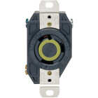 Leviton 30A 125V Black Industrial Grade L5-30R Locking Outlet Receptacle Image 2